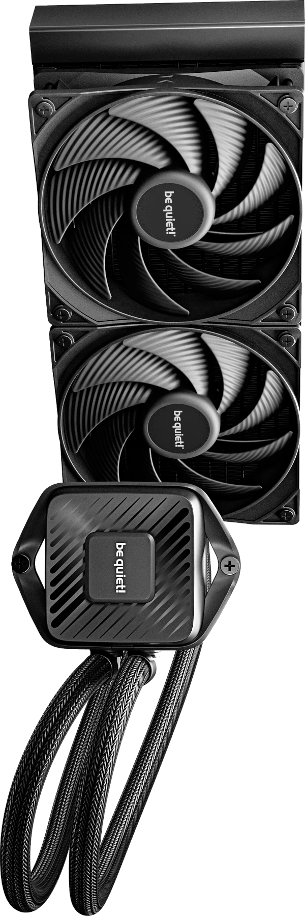 Schwarze AIO-Wasserkühlung für Gaming-PC