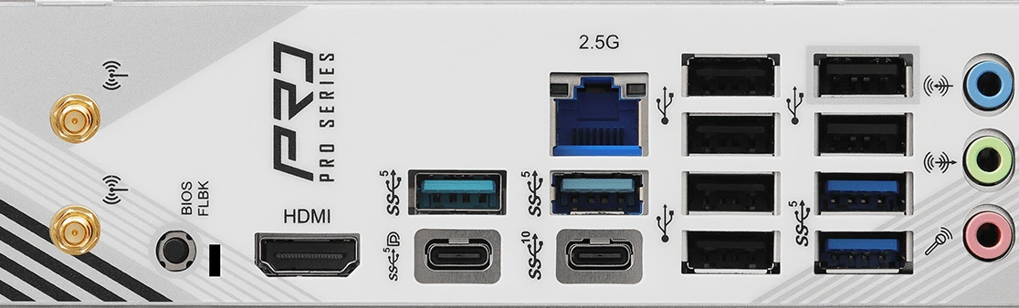 Asrock B850 Pro RS WiFi IO Schield