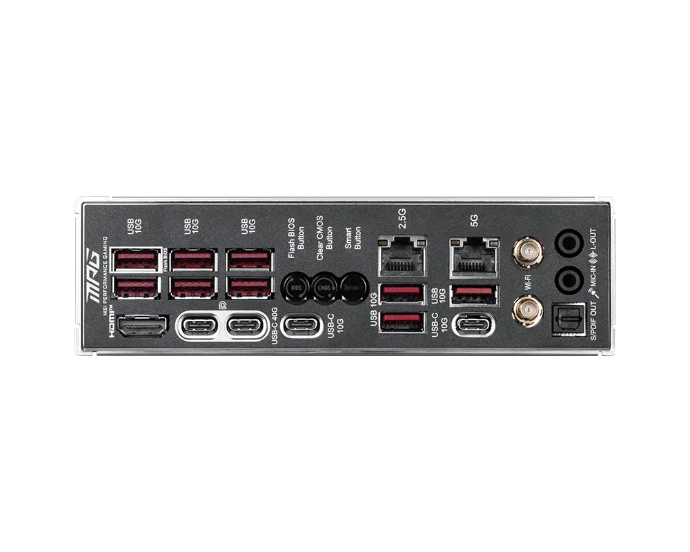 MSI MPG X870E CARBON MAX WiFi IO Schield