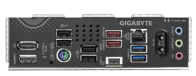 Gigabyte B850 EAGLE WiFi 6E IO Schield