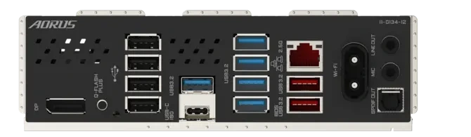 Gigabyte Aorus ELITE WiFi 7 IO Schield