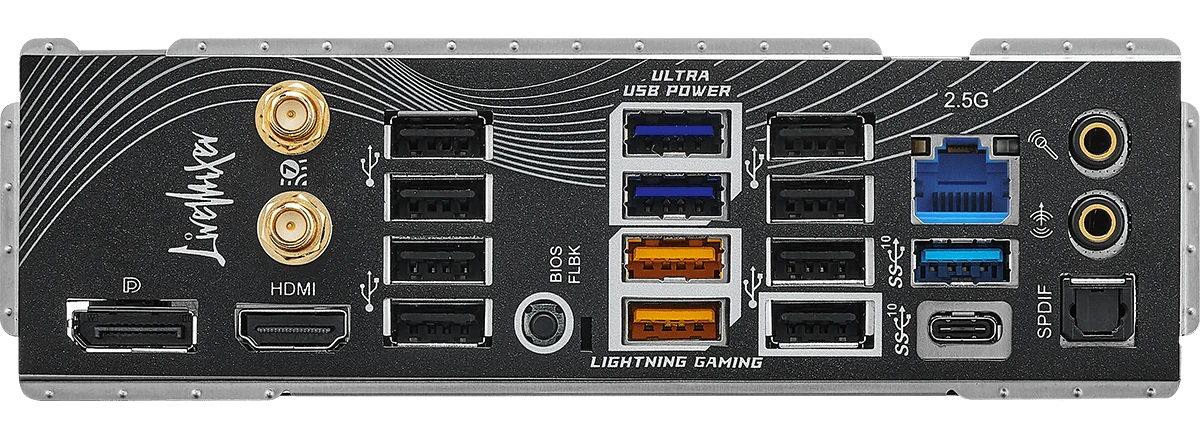 Asrock B850 LiveMixer WiFi IO Schield