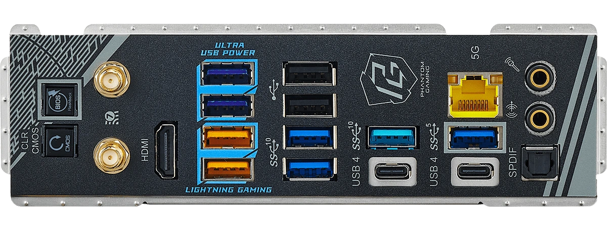 Asrock X870E Nova WiFi IO Schield