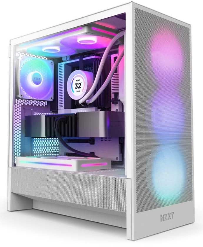 Weiße Gaming PC Gehäuse