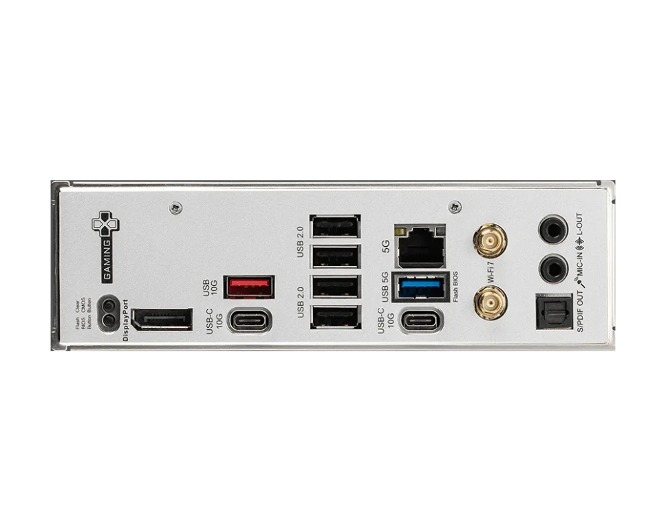 MSI MAG B850 TOMAHAWK WIFI (AM5) IO Schield.webp