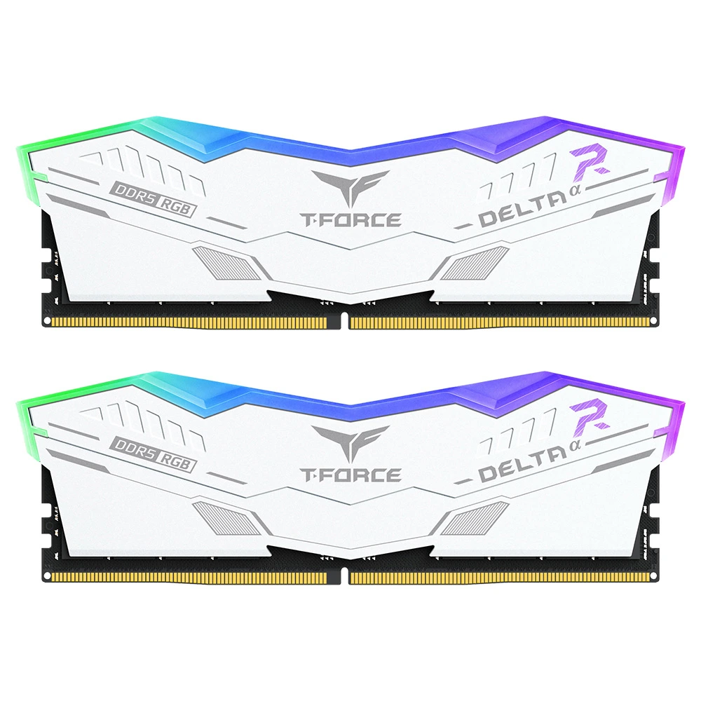 DDR5 32GB KIT 2x16GB PC 6000 Team T-Force Delta RGB CL30 weiß.webp