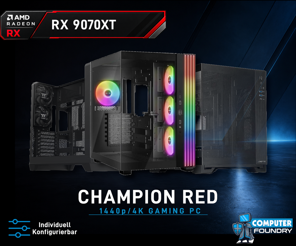 Champion RED · RX 9070 XT · 1440p Gaming